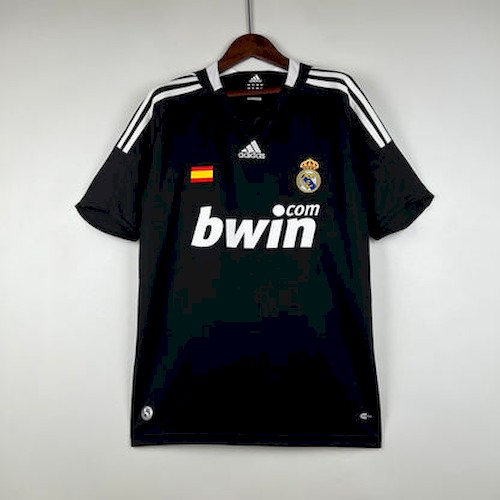 Retro Real Madrid 08-09 Borta Auswärts Fußballtrikots