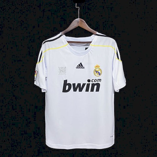 Retro Real Madrid 09-10 Heim Fußballtrikots