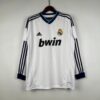 Retro Real Madrid 12 13 Langarm Heim Fußballtrikots