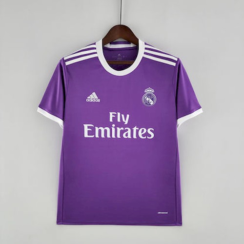 Retro Real Madrid 16-17 Auswärts Fußballtrikots