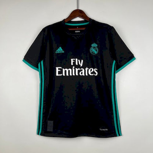 Retro Real Madrid 17-18 Auswärts Fußballtrikots