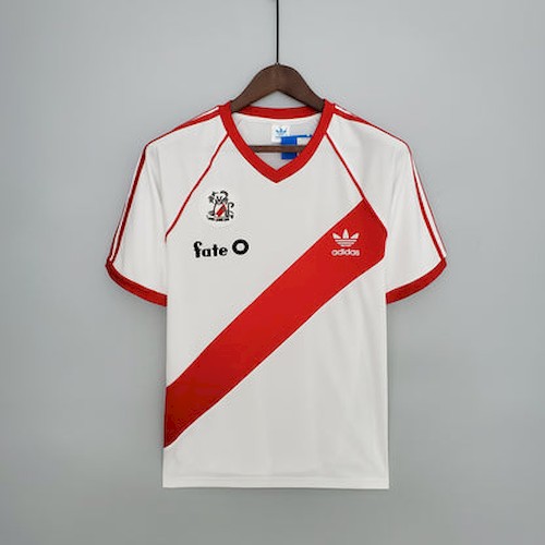 Retro River Plate 1986 Heim Fußballtrikots