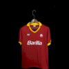 Retro Roma Heim Fußballtrikots 89 90