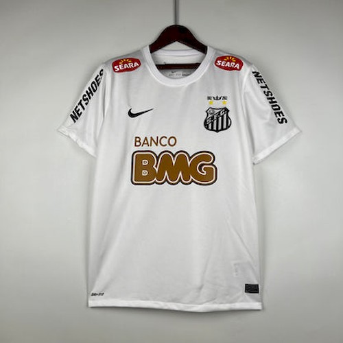 Retro Santos 13-14 Heim Fußballtrikots