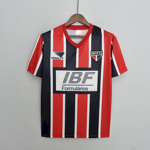Retro Sau Paulo 1991 Auswärts Fußballtrikots