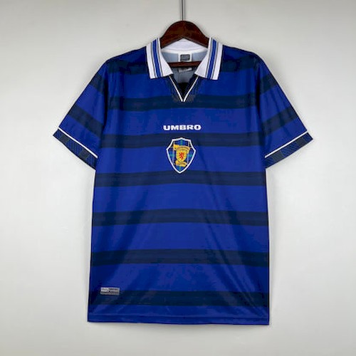 Retro Schottland 1998 Heim Fußballtrikots