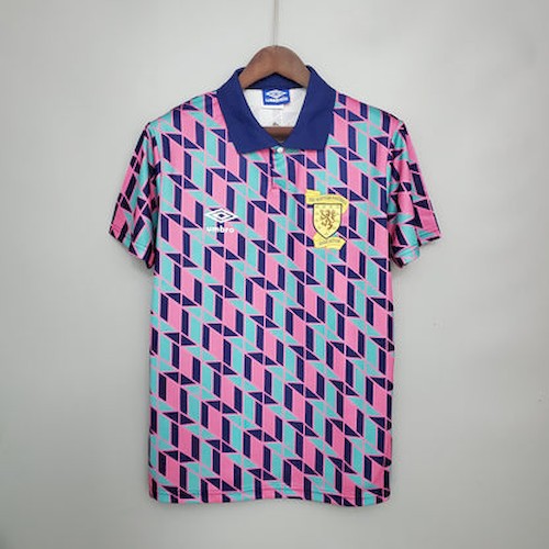 Retro Schottland 98-99 Heim Fußballtrikots