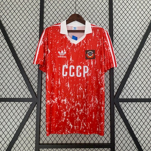 Retro Soviet Union 1990 Heim Fußballtrikots
