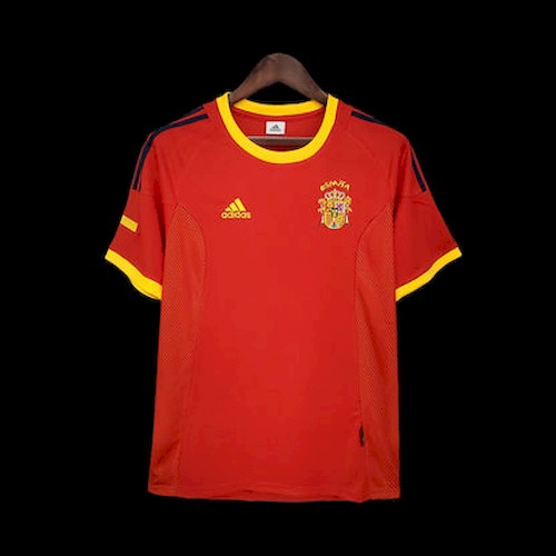 Retro Spanien 2002 Heim Fußballtrikots