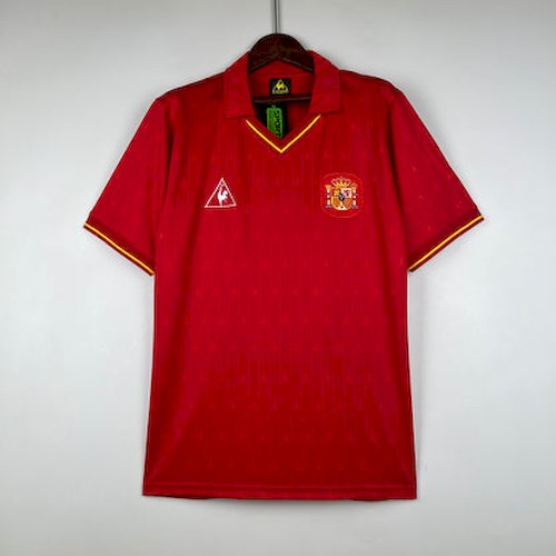 Retro Spanien 88-91 Heim Fußballtrikots