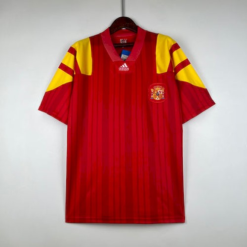 Retro Spanien 92-94 Heim Fußballtrikots