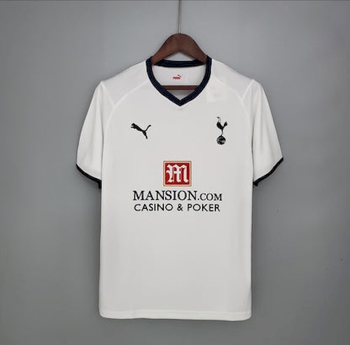 Retro Tottenham Hotspur 08-09 Heim Fußballtrikots