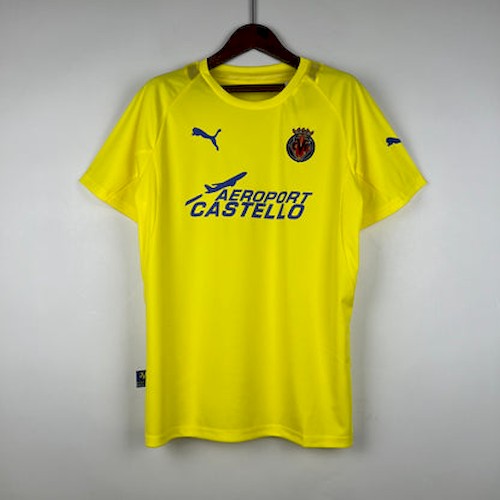 Retro Villarreal 05-06 Heim Fußballtrikots