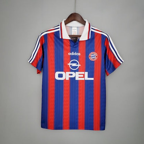 Retro bayern münchen 95-97 Heim Fußballtrikots