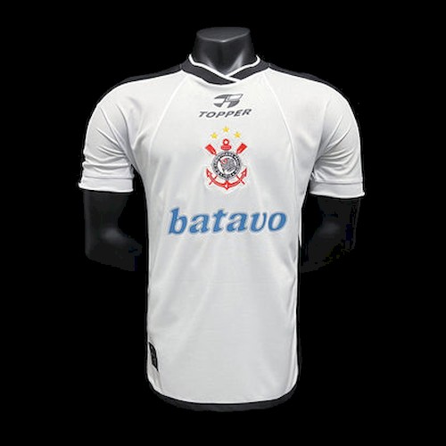 Retro version 2000 Corinthians Heim Fußballtrikots
