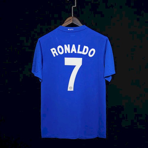 Ronaldo Retro 07-08 Manchester United Auswärts Fußballtrikots