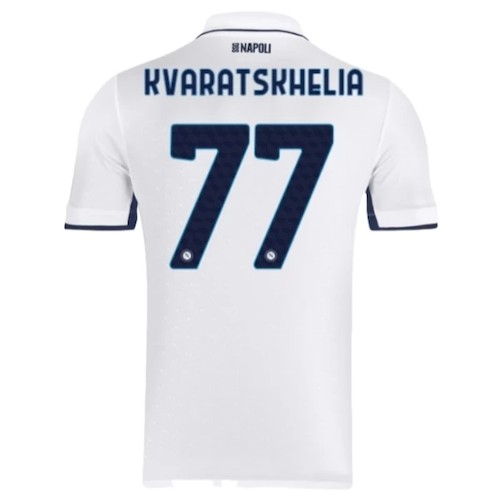 SSC Napoli Kvaratskhelia 77 Auswärtstrikot 2024 25 Fußballtrikots