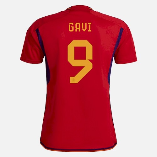 Spanien Gavi 9 Heimtrikot 2022 Fußballtrikots