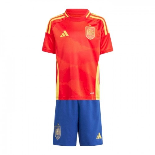 Spanien Kinder Heim Trikotsatz 2024 Fußballtrikots