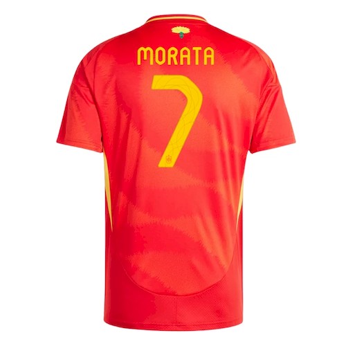Spanien Morata 7 Heim Fußballtrikots kaufen 2024