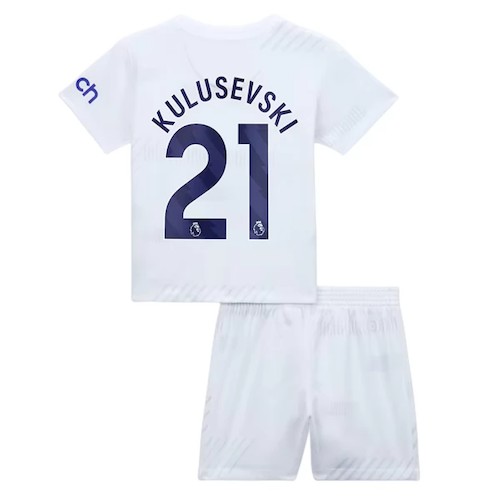 Tottenham Hotspur Kulusevski 21 Kinder Heim Trikotsatz 2023 2024 Fußballtrikots