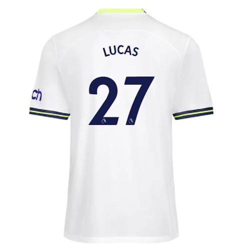 Tottenham Hotspur Lucas 27 Heimtrikot 2022-23 Fußballtrikots