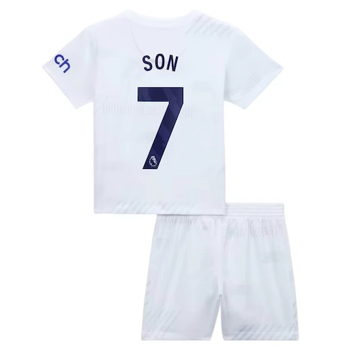 Tottenham Hotspur Son Heung-min 7 Kinder Heim Trikotsatz 2023 2024 Fußballtrikots
