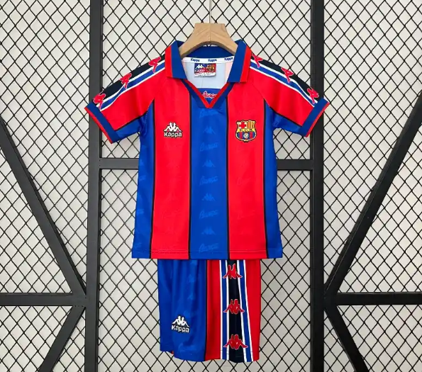 Barcelona Heim Retro Fußballtrikots 1995