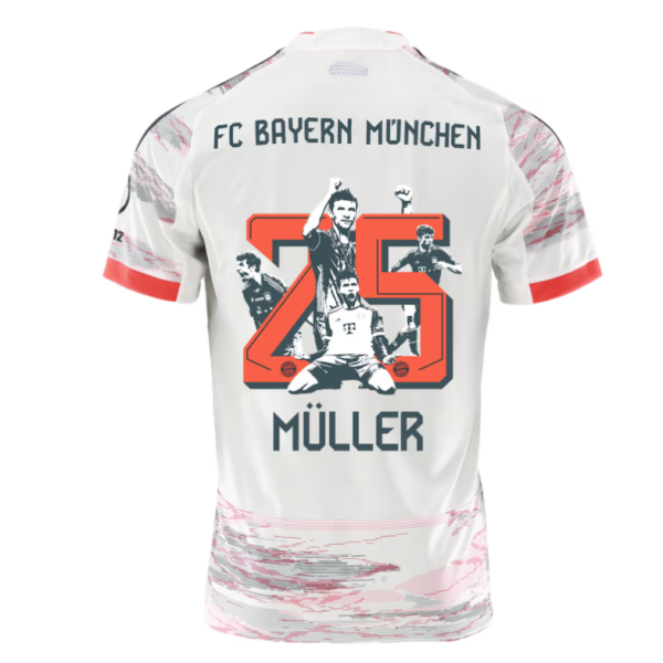 FC Bayern München Thomas Müller 25 Auswärtstrikot  2025-26 Fußballtrikots