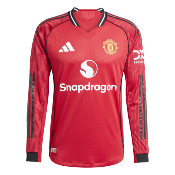 Manchester United Heimtrikot 2025-26 Fußballtrikots - Langarm