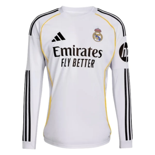 Real Madrid Heimtrikot 2025 26 Fußballtrikots Langarm